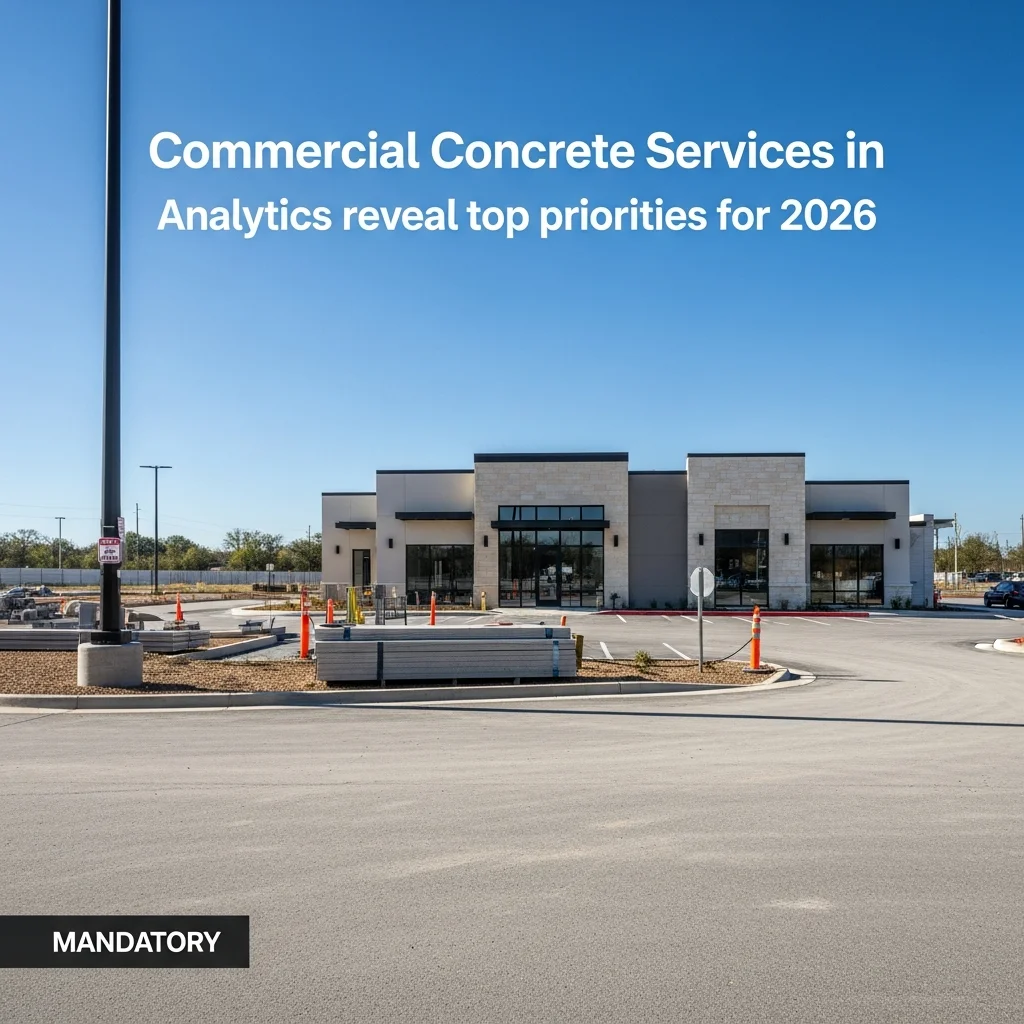 Commercial Concrete Services in Austin: Analytics Reveal Top Priorities for 2026