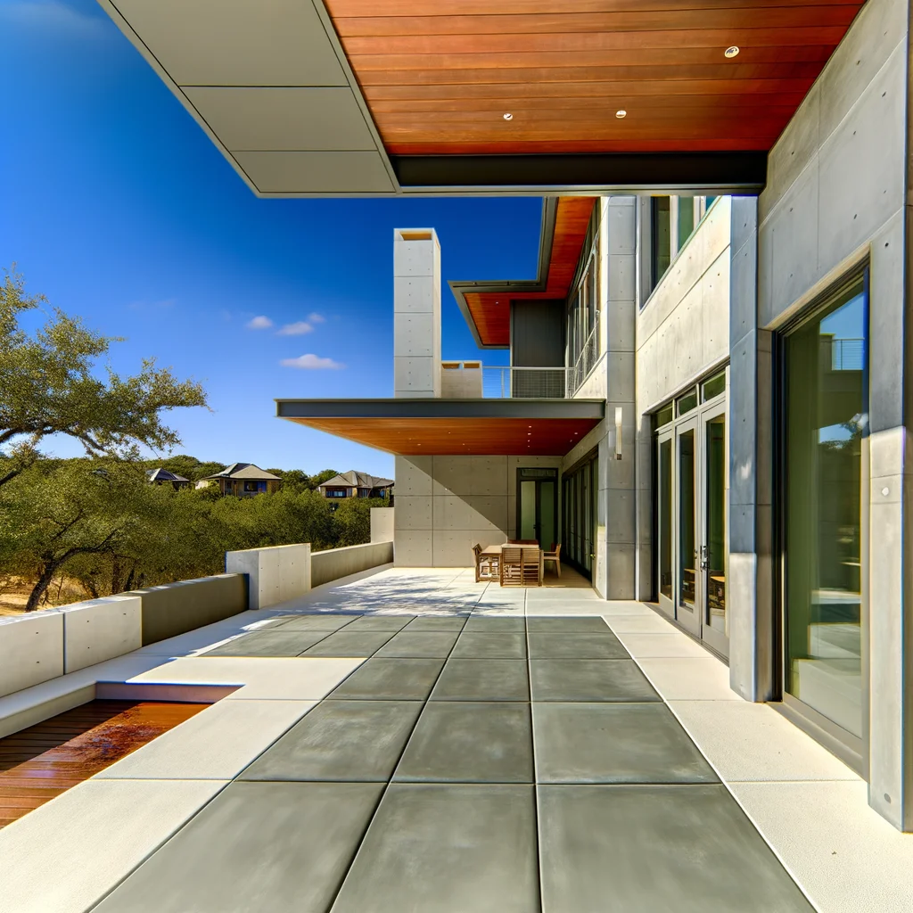 Elevated Aesthetics: Stunning Concrete Patios for Luxury Homes