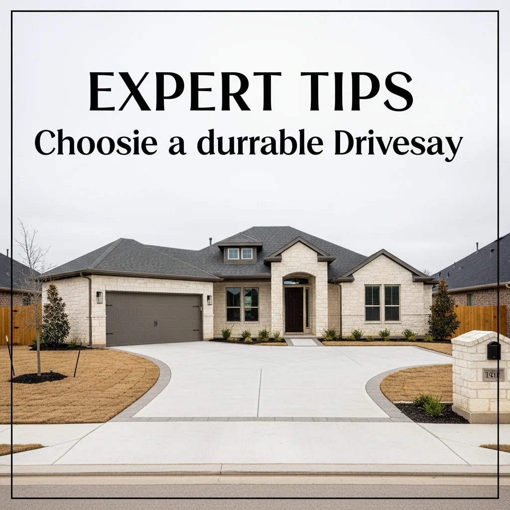 How to Choose a Durable Concrete Driveway: Expert Tips for Austin Homeowners