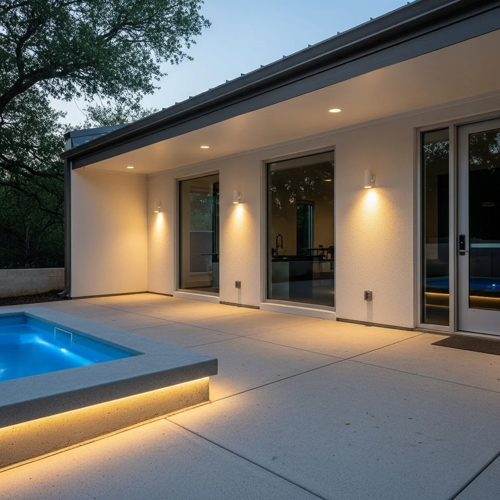 Innovative Lighting Ideas for Concrete Patios
