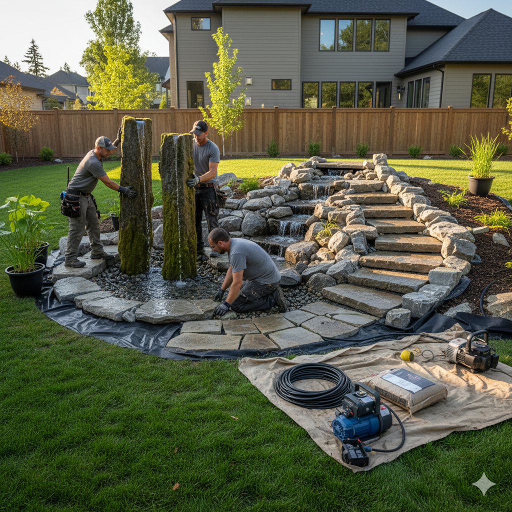 Choosing the Right Water Features Installation Services Austin TX for Your Landscape Design