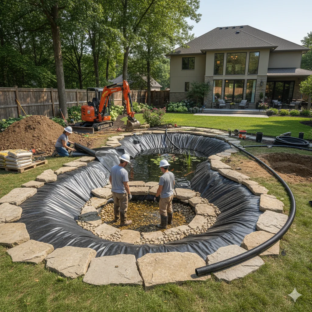 Koi Fish Health Issues Caused by Poor Pond Conditions in Austin, TX