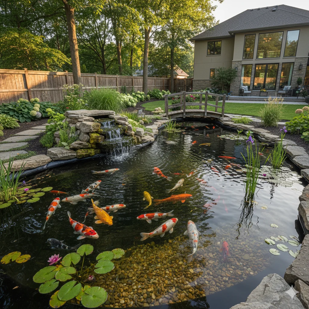 Koi Pond Construction Near Lago Vista, TX: Building Custom Water Gardens for Texas Homes