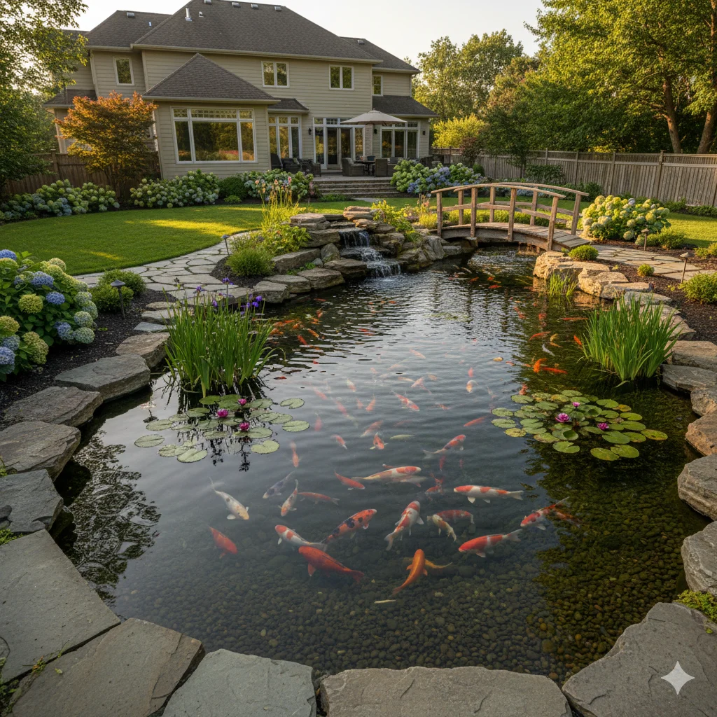 Koi Pond Landscaping Ideas to Boost Your Austin Backyard