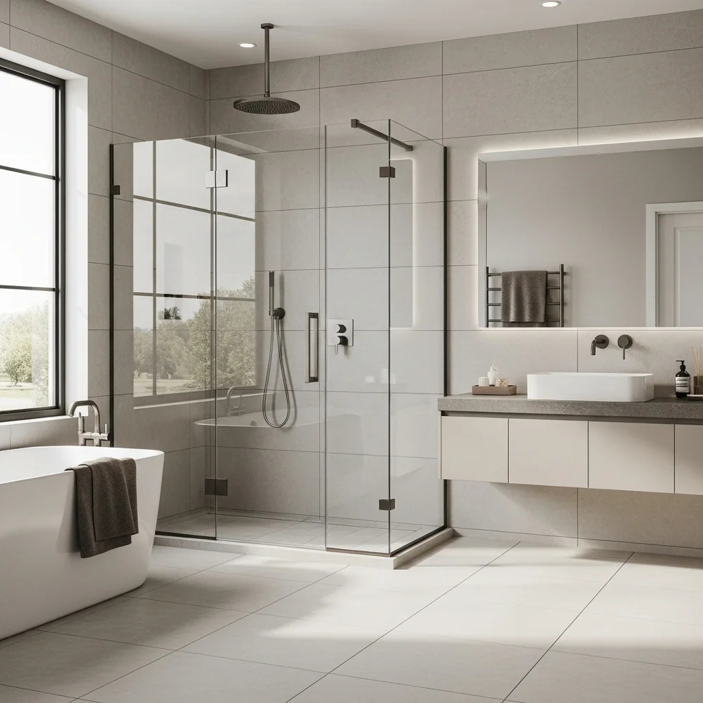 How Professional Shower Glass Installation Improves Bathroom
