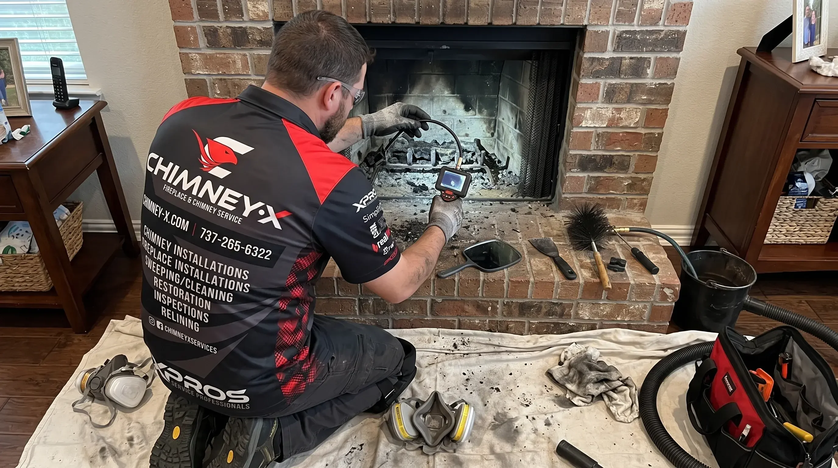 Chimney Sweep & Repair Austin TX - Fire Safety | Chimney-X