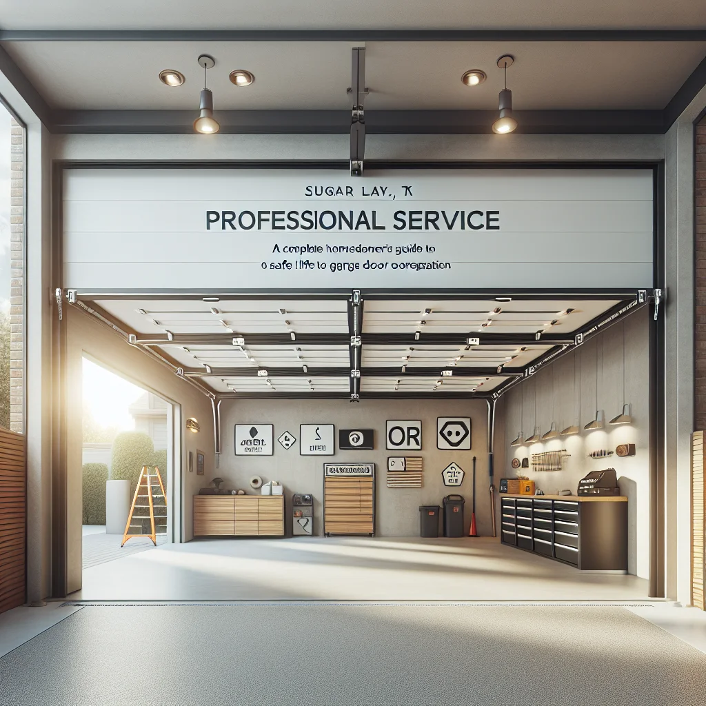 A Complete Homeowner’s Guide to Safe Garage Door Operation in Sugar Land, TX