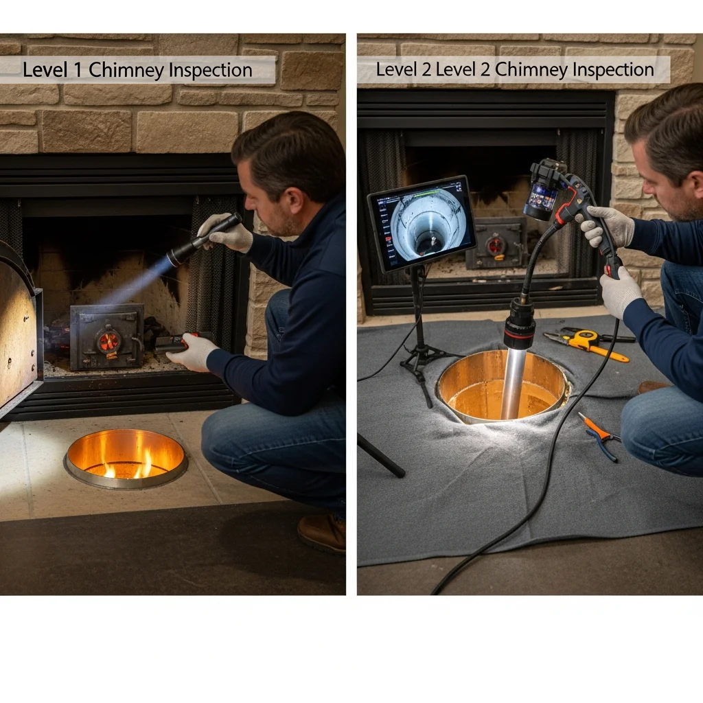 Level 1 vs. Level 2 Chimney Inspection in Katy — What’s the Difference?