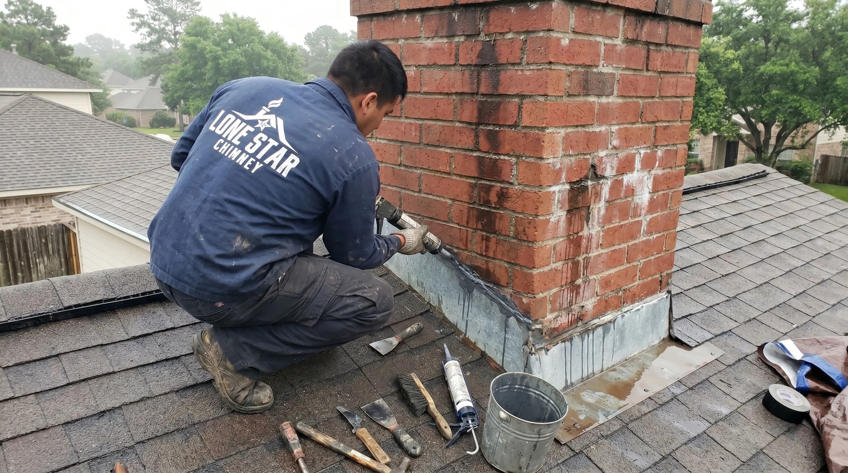 Leaking Chimney Repair Houston TX: Water Entry Points | Lone Star Chimney