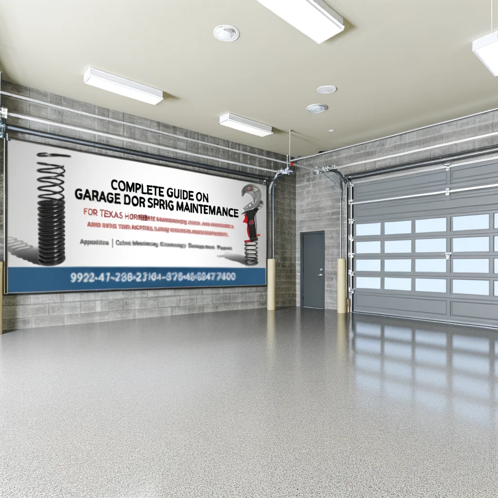 Complete Garage Door Spring Maintenance Guide for Texas Homeowners