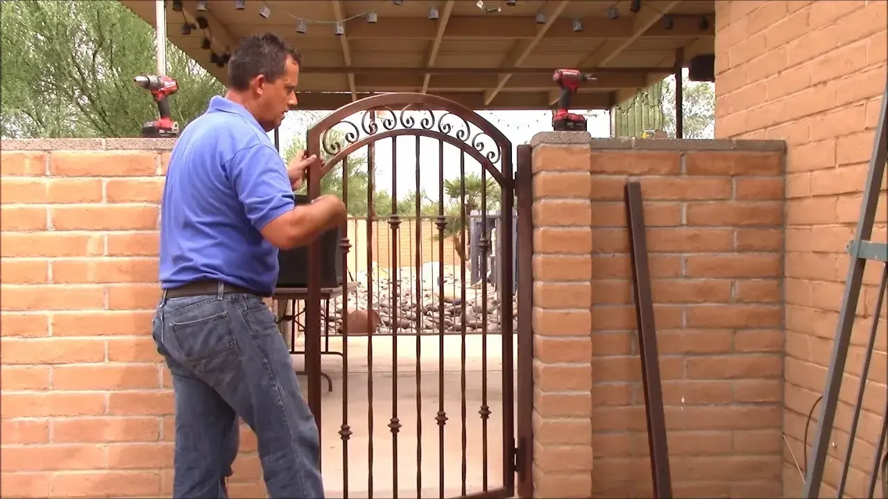 What should you do if your electric gate opener is stuck?