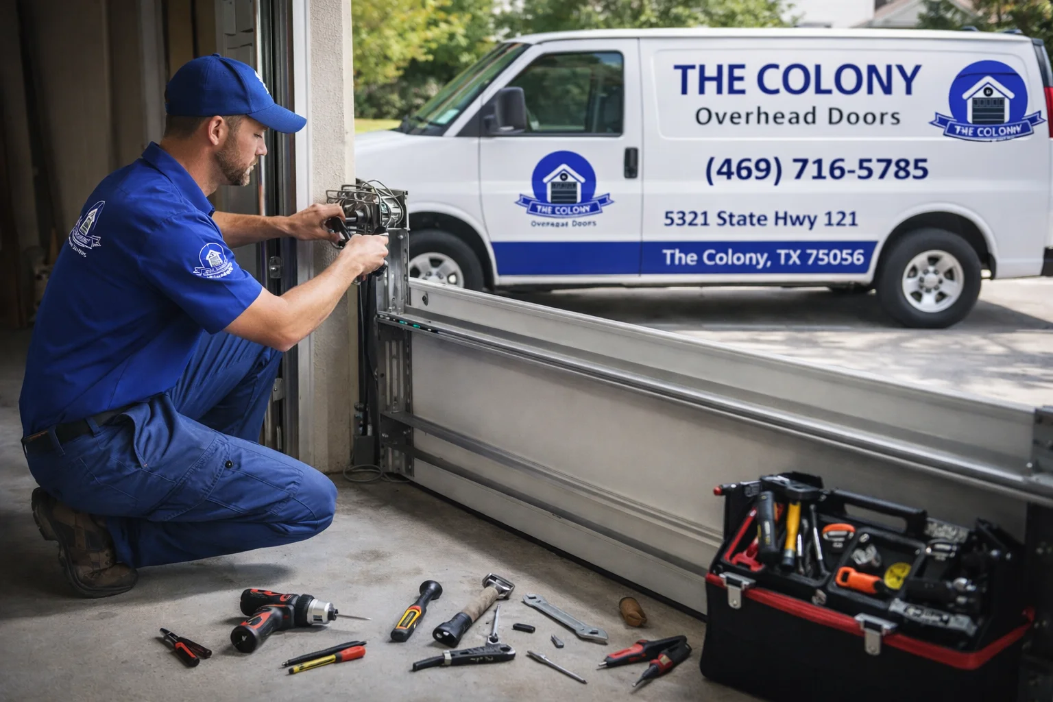 Garage Door Replacement in The Colony, TX