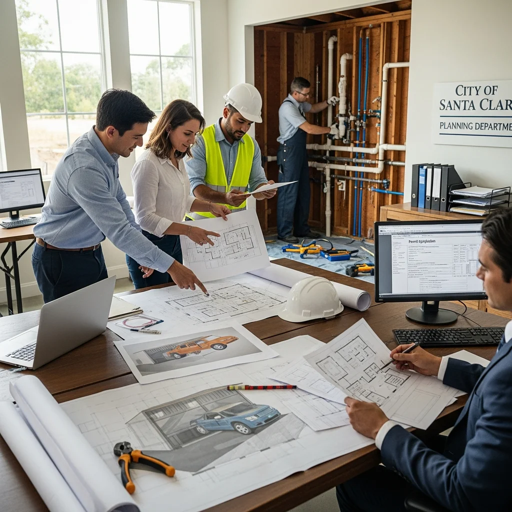 How Garage Conversion Builders Santa Clara Handle Layout, Plumbing, and City Permits