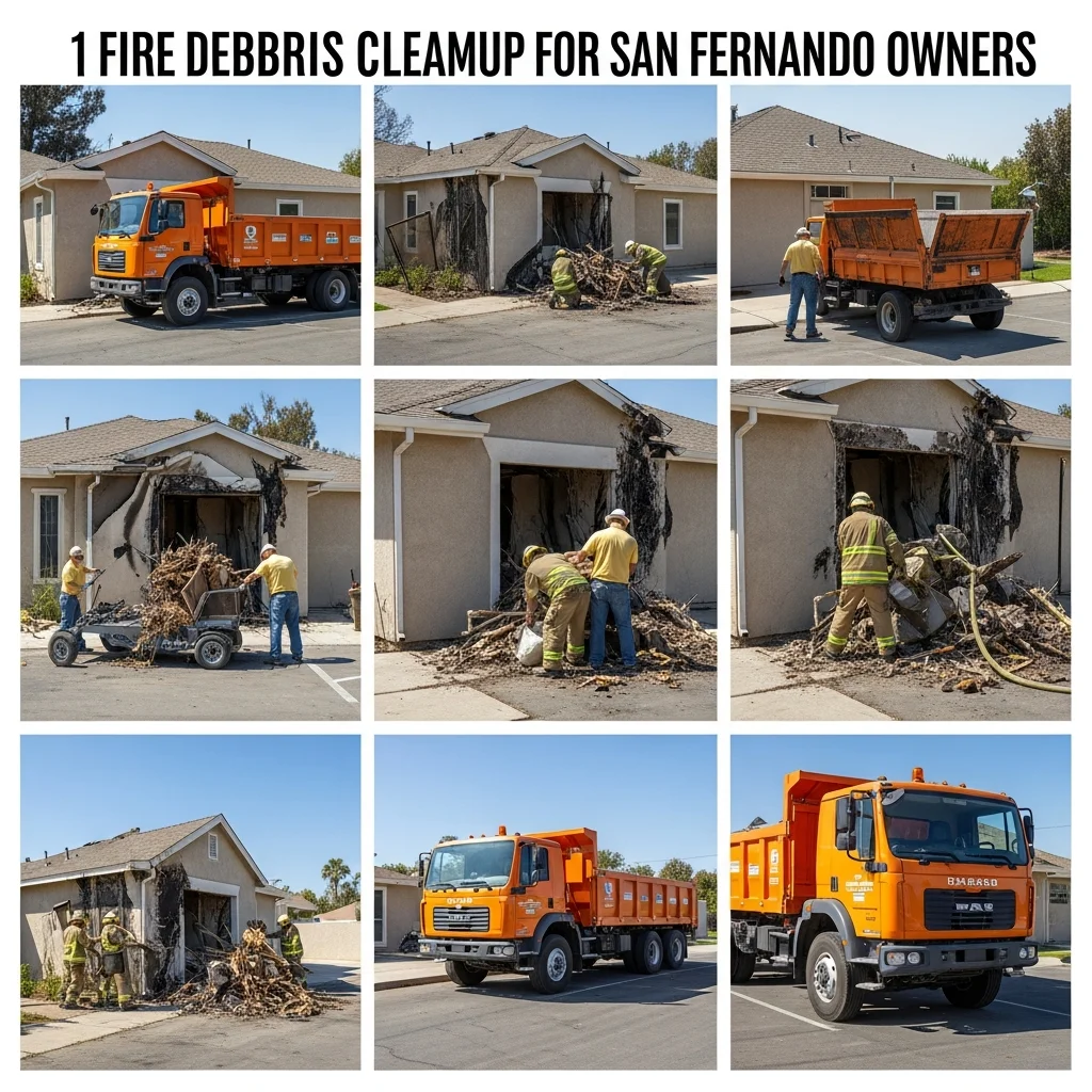Essential Steps for Fire Debris Cleanup for San Fernando Valley Property Owners