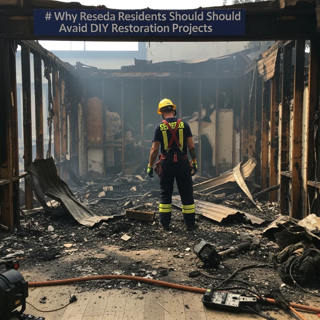 Why Reseda residents should avoid DIY fire restoration projects